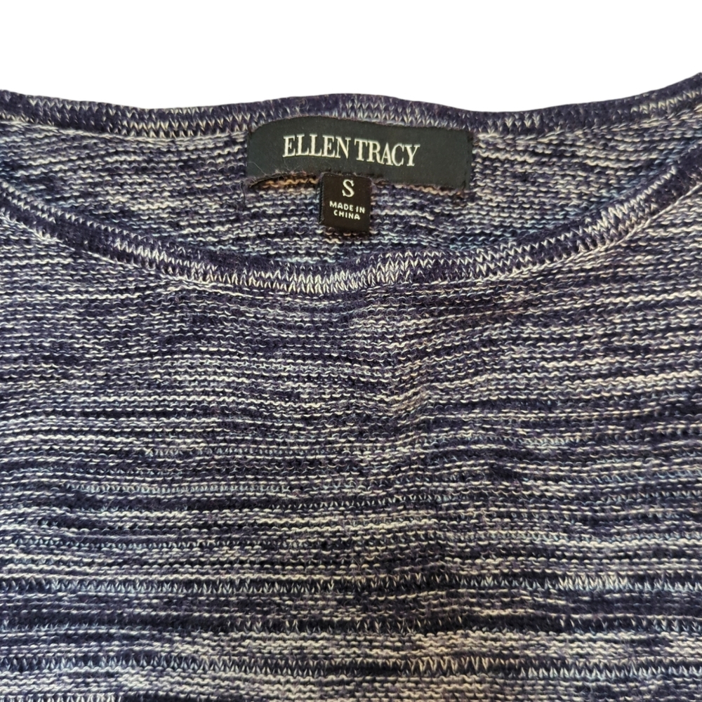 2 Sweaters Bundle, Land's End & Ellen Tracy, S, cotton, cozy, soft, long length - Picture 10 of 16